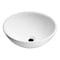 Anzzi Deux Ceramic Vessel Sink in White LS-AZ118 - alternate 1